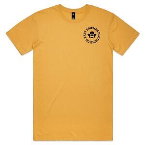 NWT Fast Friends Speed Bandit Shirt Yellow Large Race 7amily New